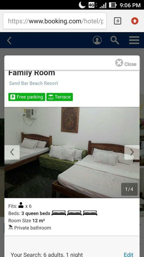 Sand Bar Beach Resort ナスグブ エクステリア 写真